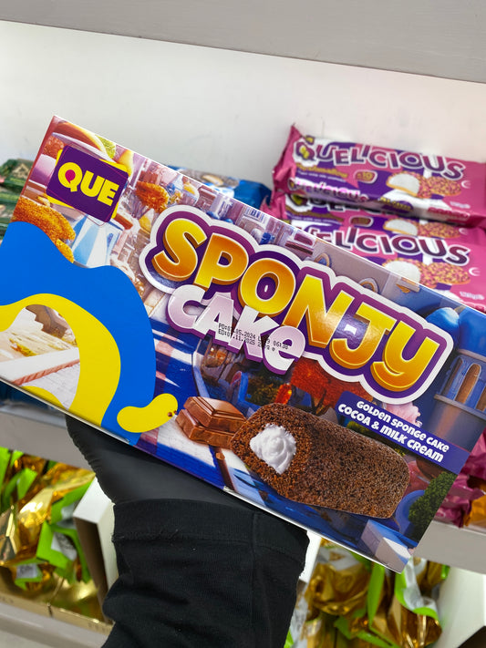 Sponjy cake cacao & milk