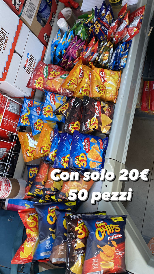Mistery box salata da 50pz - Buoni Dentro | American Snack 