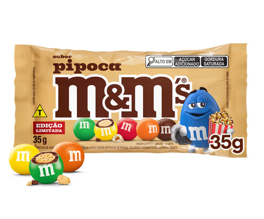 M&m’s sabor pipoca 🇧🇷